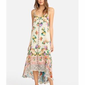 NWT Johnny Was Floral Hi-Low Dress M